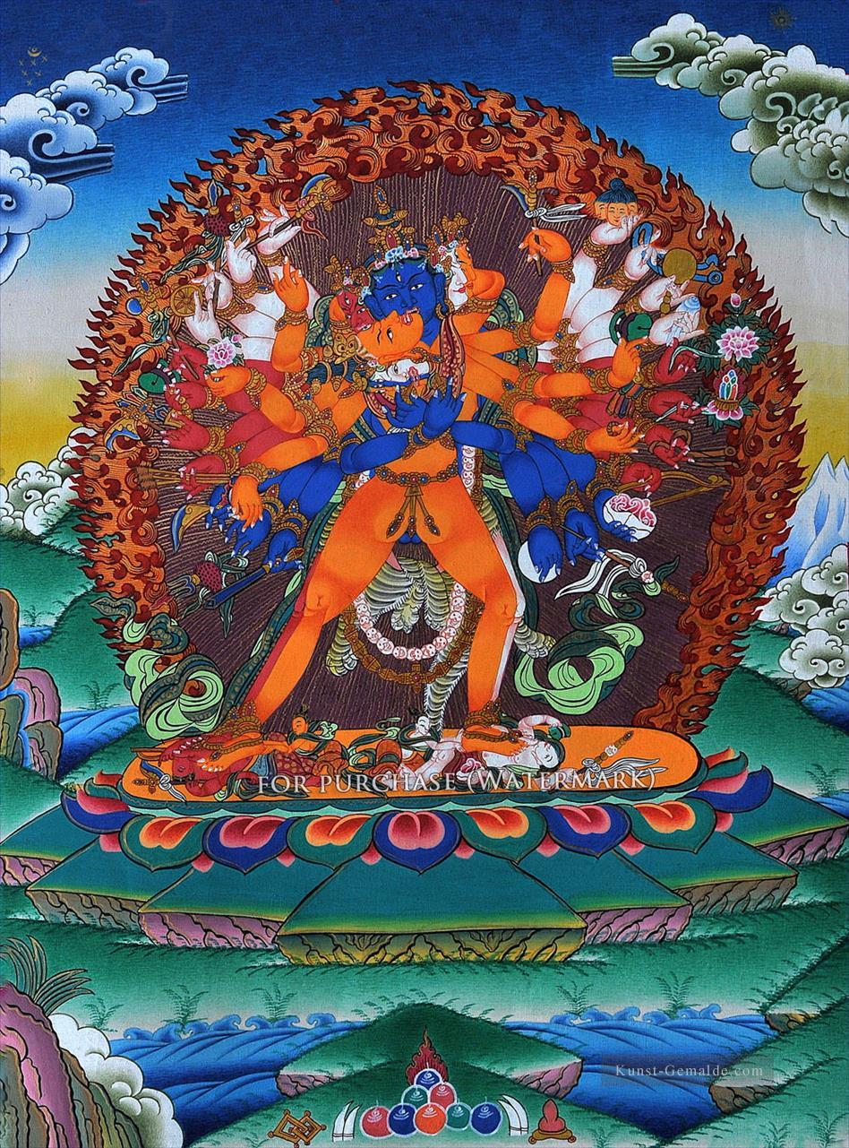 Kalachakra Buddhismus Ölgemälde